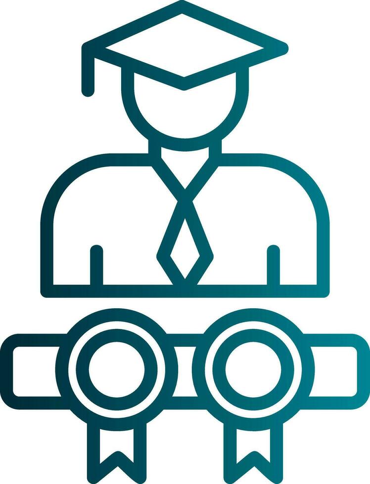 Diplomas Vector Icon Design