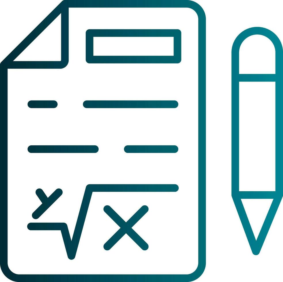 Maths Vector Icon Design
