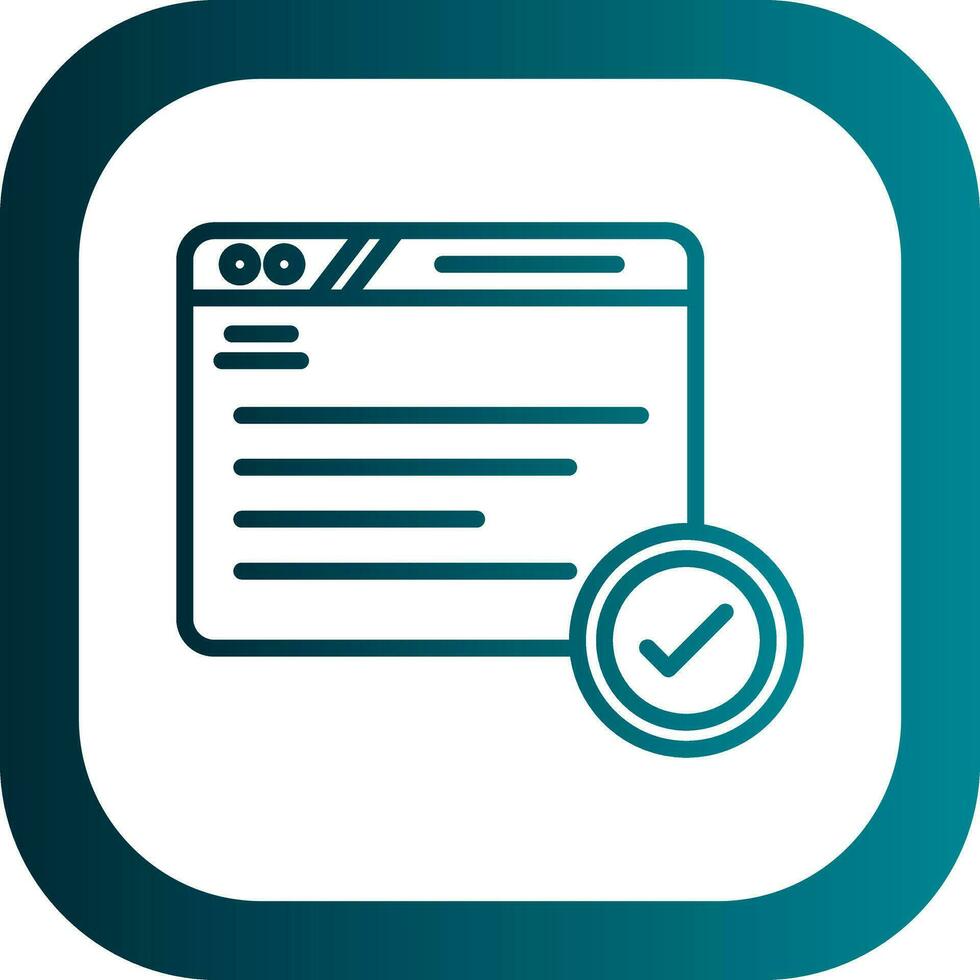 Check Vector Icon Design