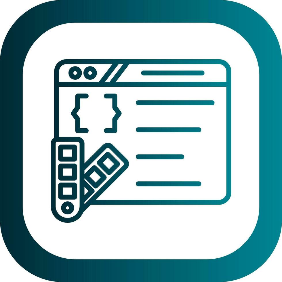 Style Sheet Vector Icon Design