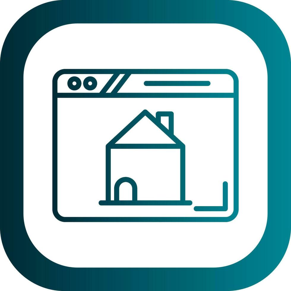 Home Page Vector Icon Design