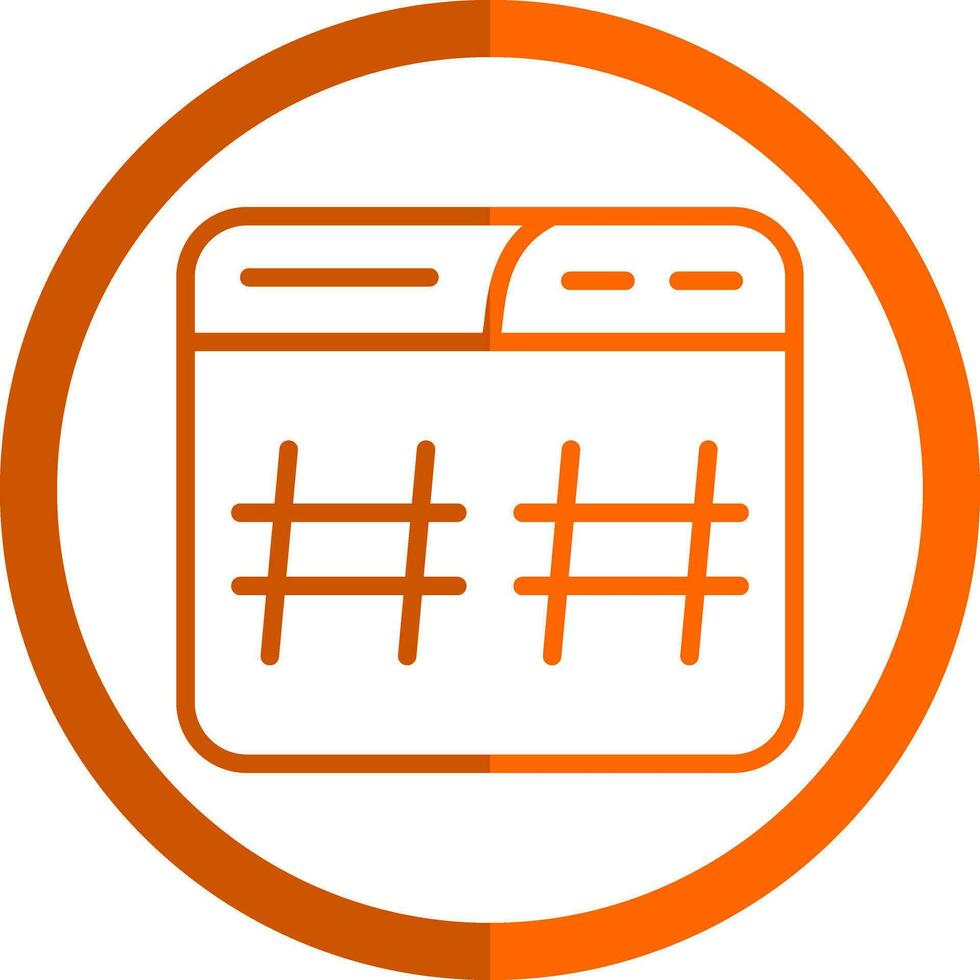 hastag vector icono diseño