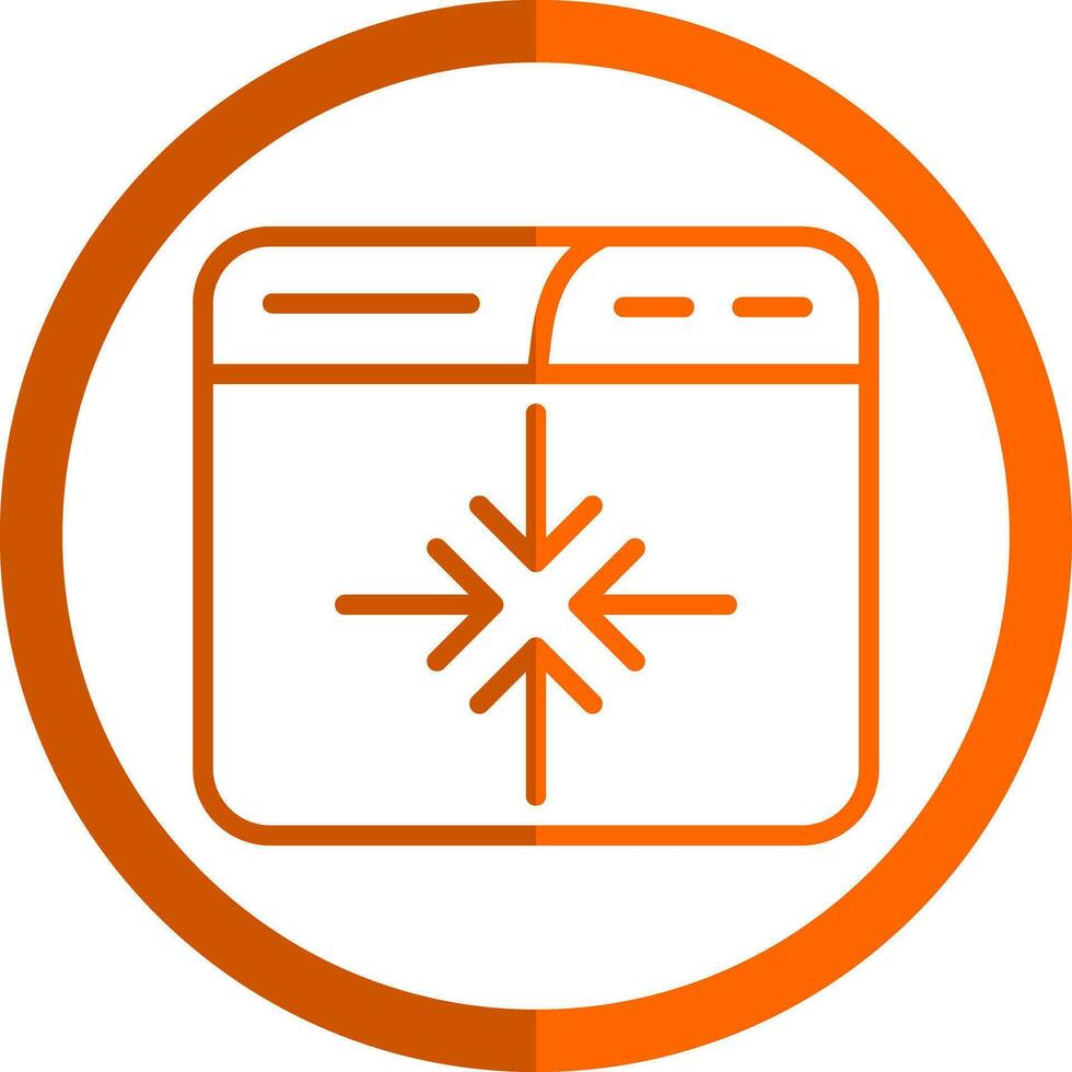Minimize Vector Icon Design