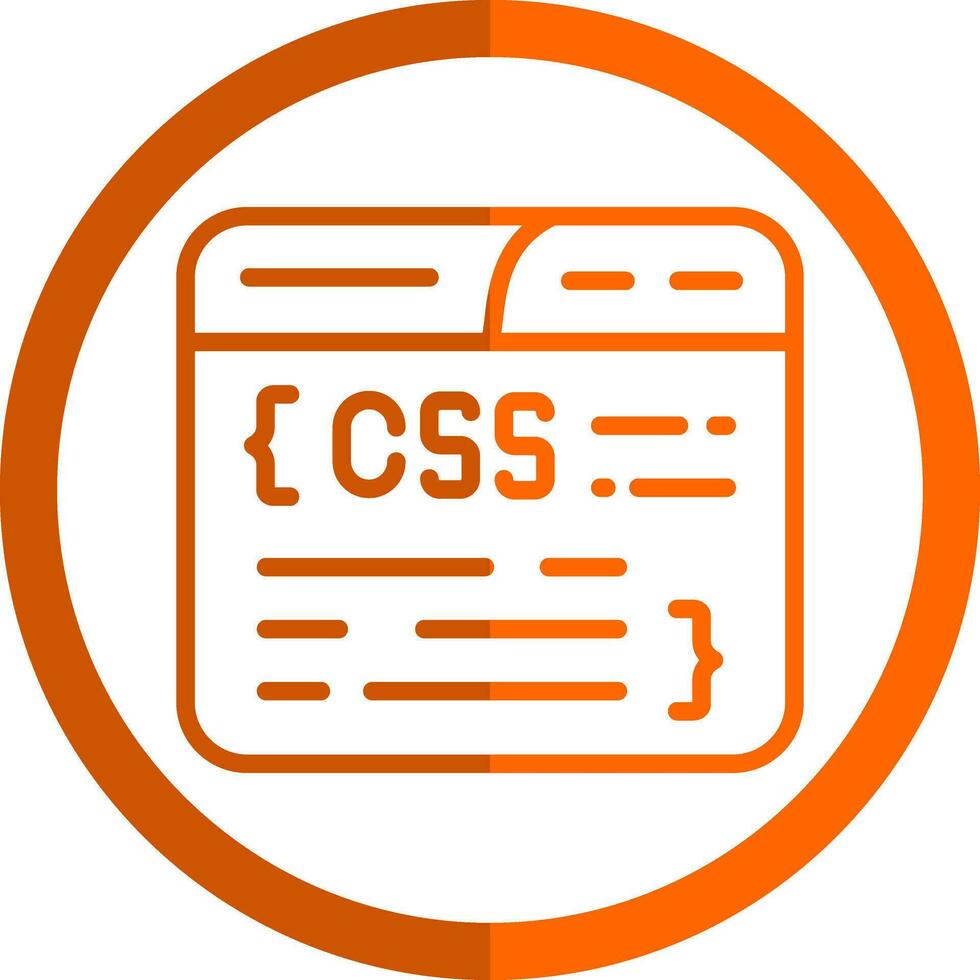 css codificación vector icono diseño