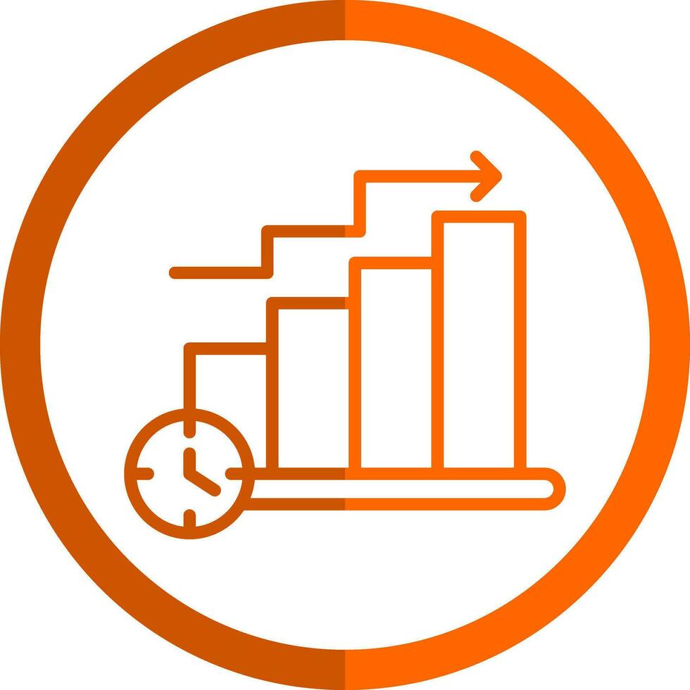 Bar Chart Vector Icon Design