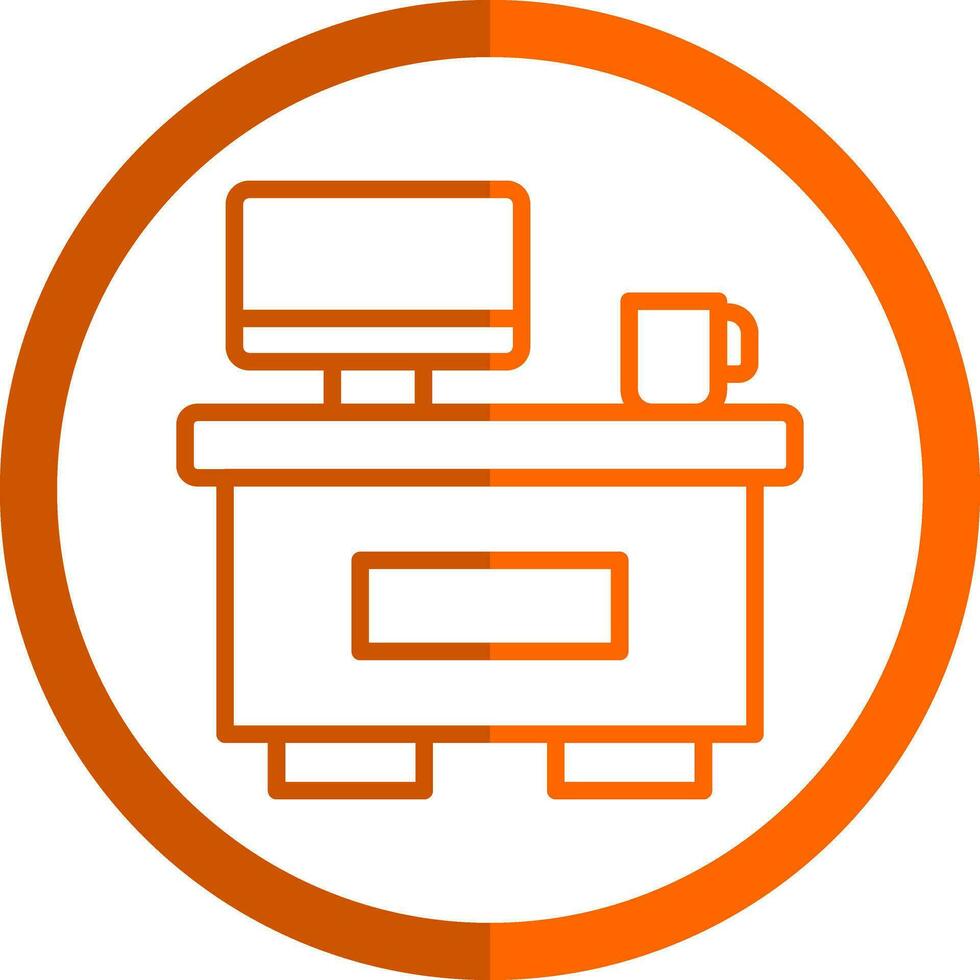 Information Desk Vector Icon Design