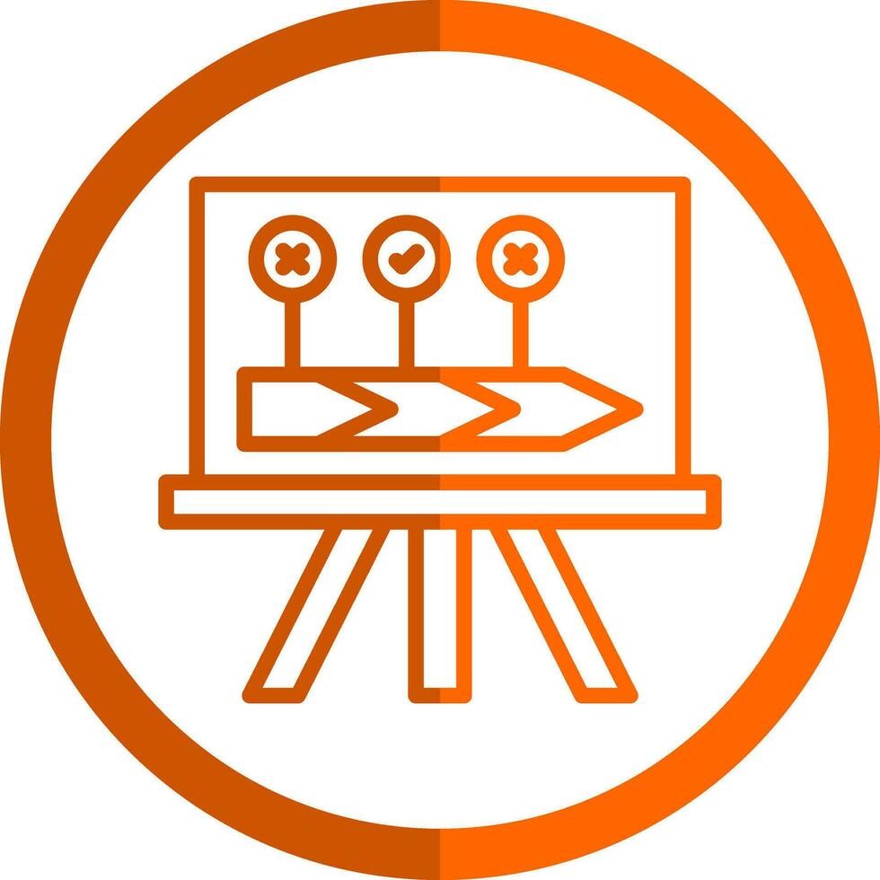 Value Chain Vector Icon Design