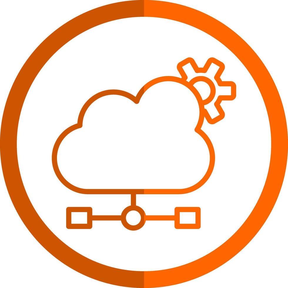 Cloud Computing Vector Icon Design