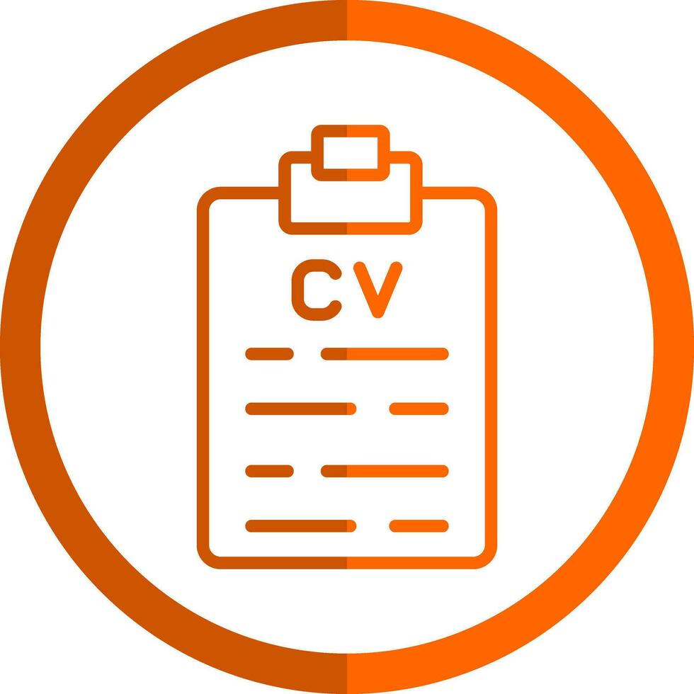 CV Vector Icon Design