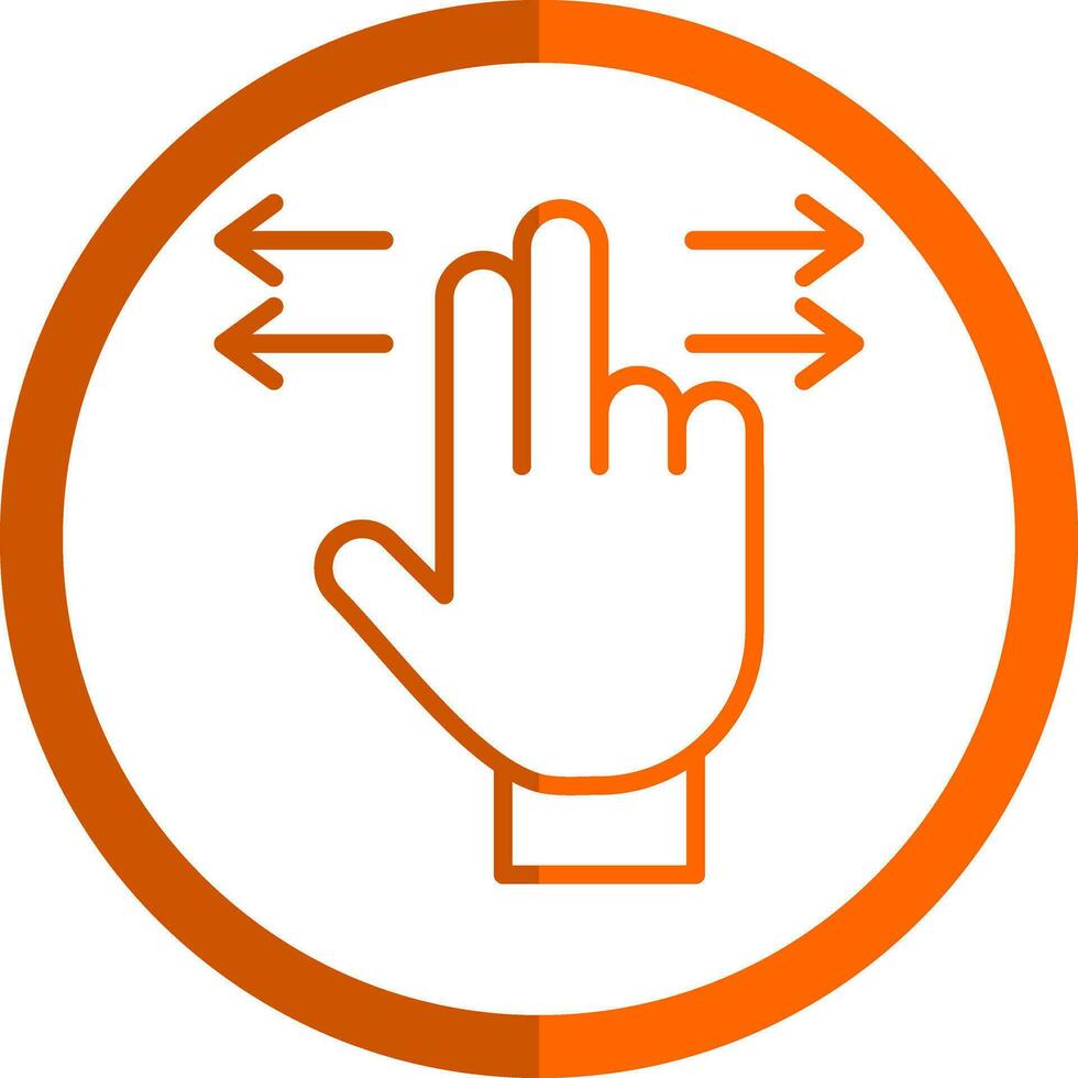 Swipe Vector Icon Design