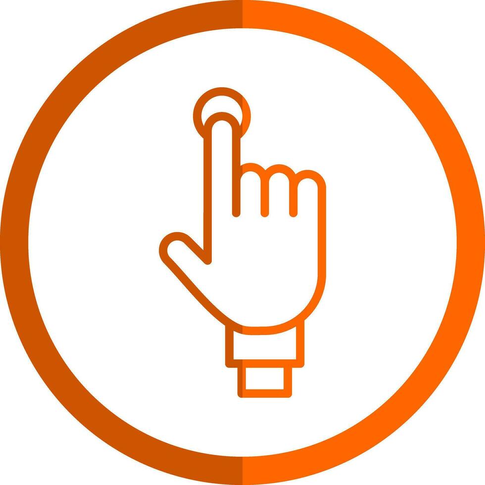 Tap Vector Icon Design