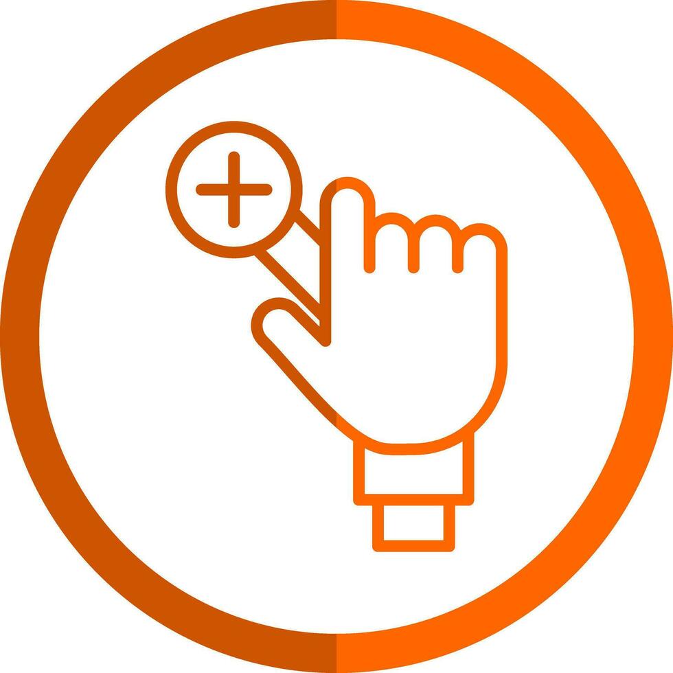 Zoom In Vector Icon Design