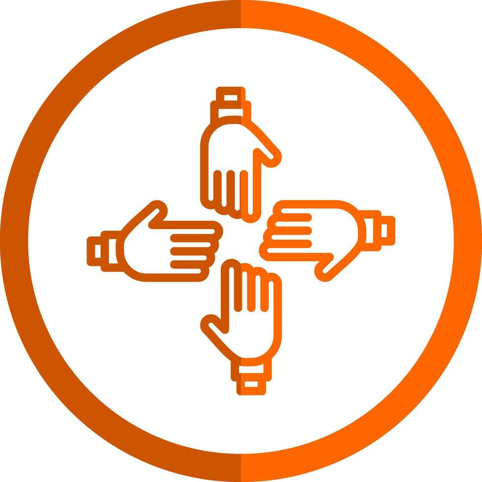 Team Work Vector Icon Design
