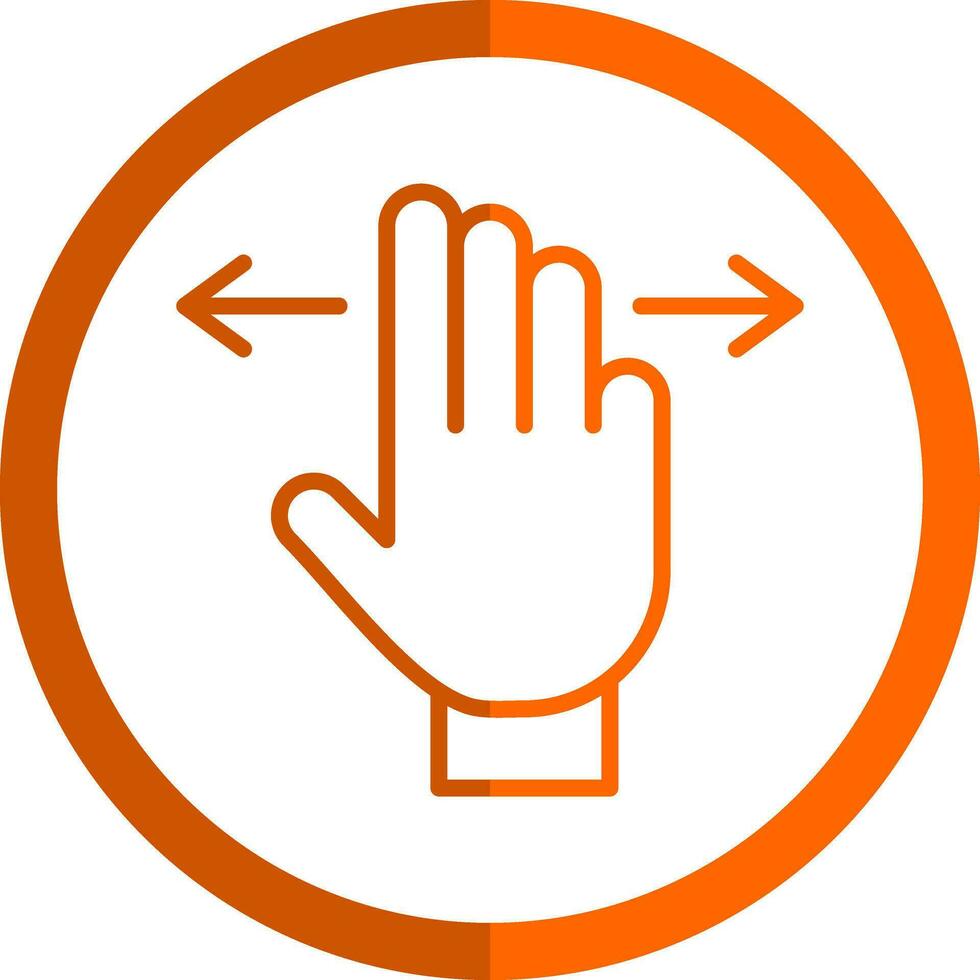 Swipe Vector Icon Design