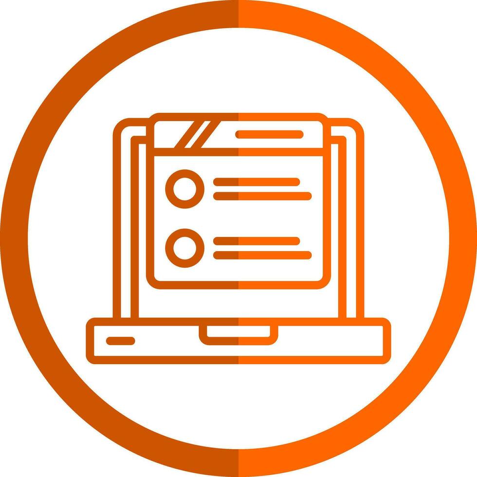 Blog Vector Icon Design