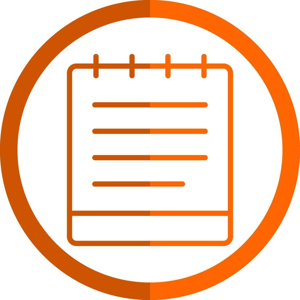 Notebook Vector Icon Design