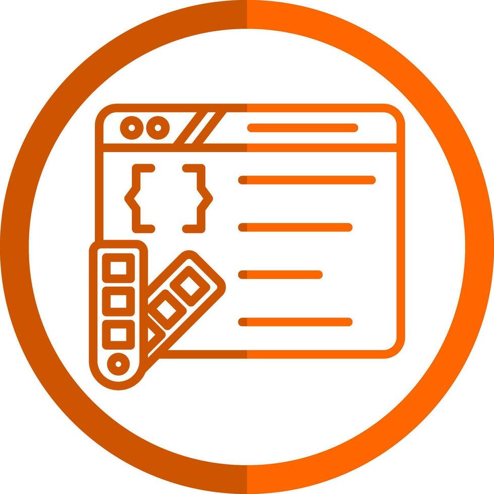 Style Sheet Vector Icon Design