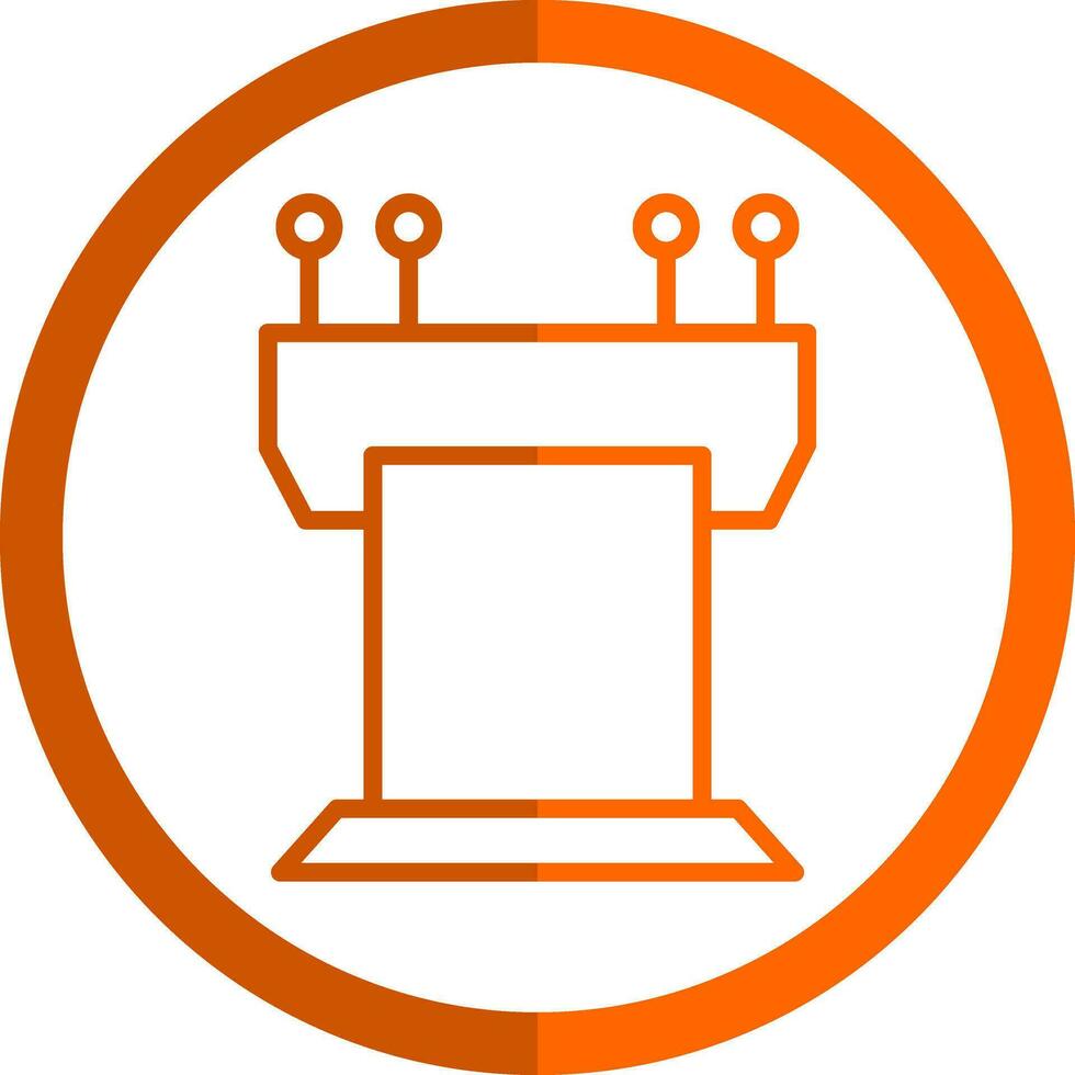 Podium Vector Icon Design