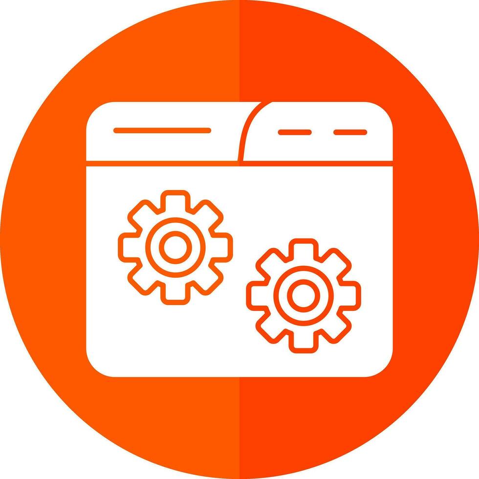 Website Setting Vector Icon Design
