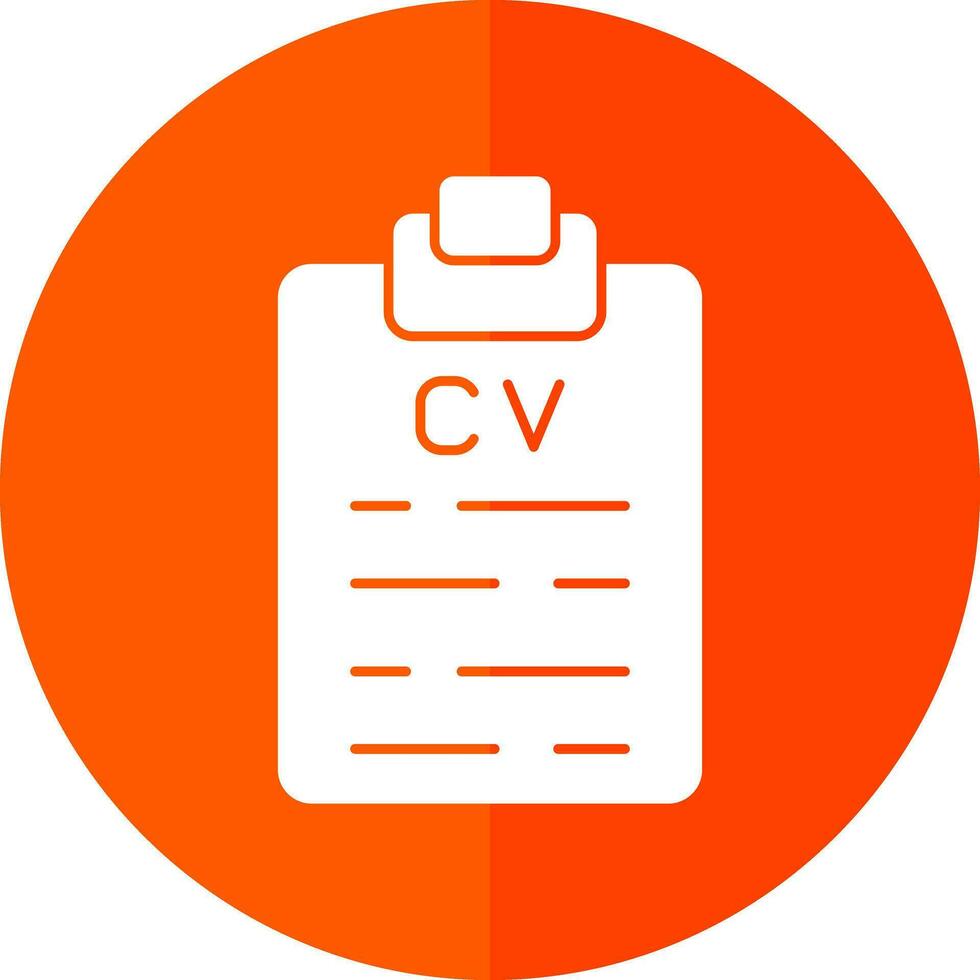 CV Vector Icon Design