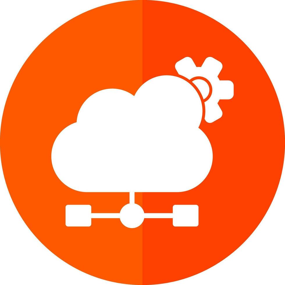 Cloud Computing Vector Icon Design