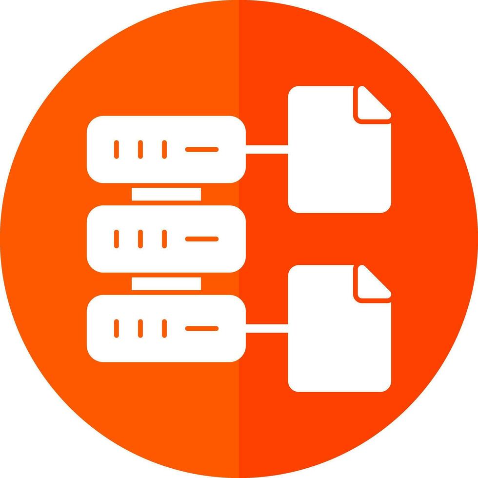 Database File Vector Icon Design