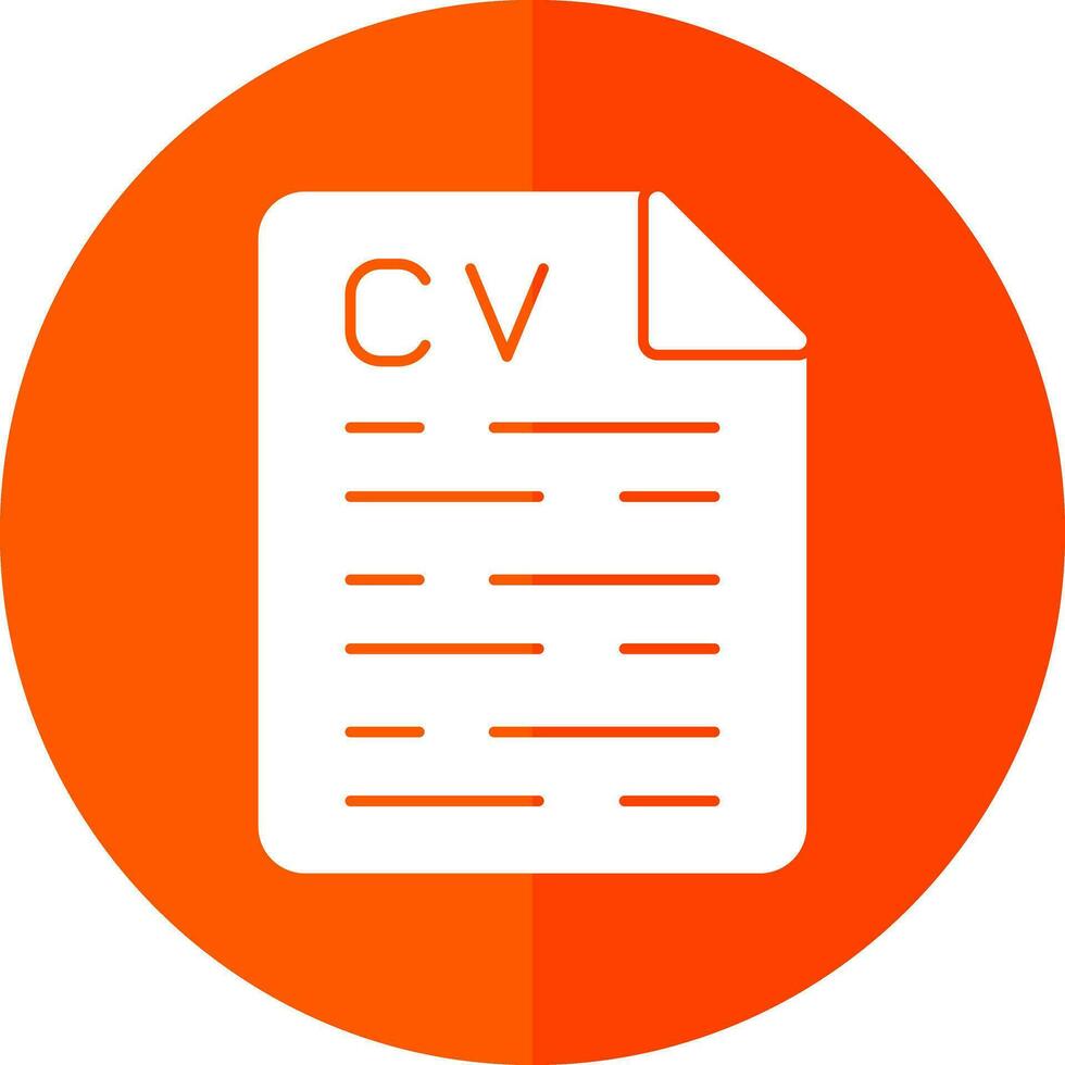 CV Vector Icon Design