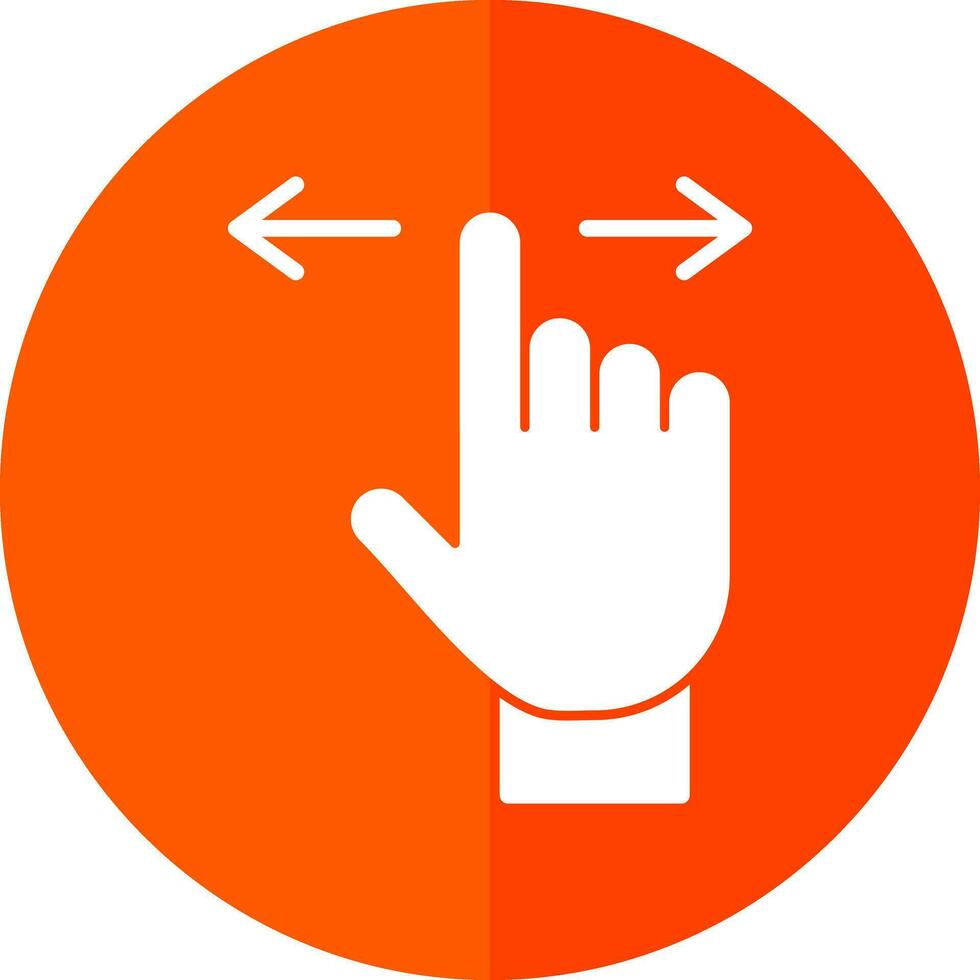 Swipe Vector Icon Design