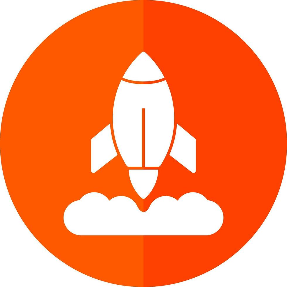 Rocket Launch Vector Icon Design