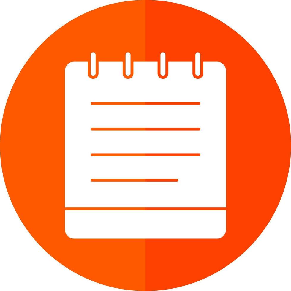 Notebook Vector Icon Design