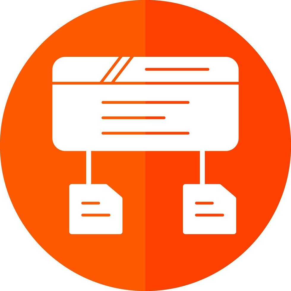 Data Flow Vector Icon Design