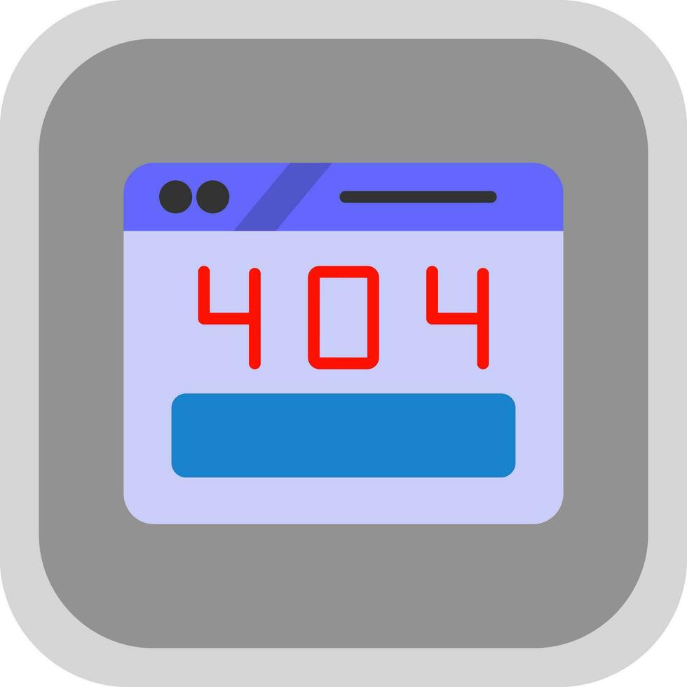 404 Error Vector Icon Design