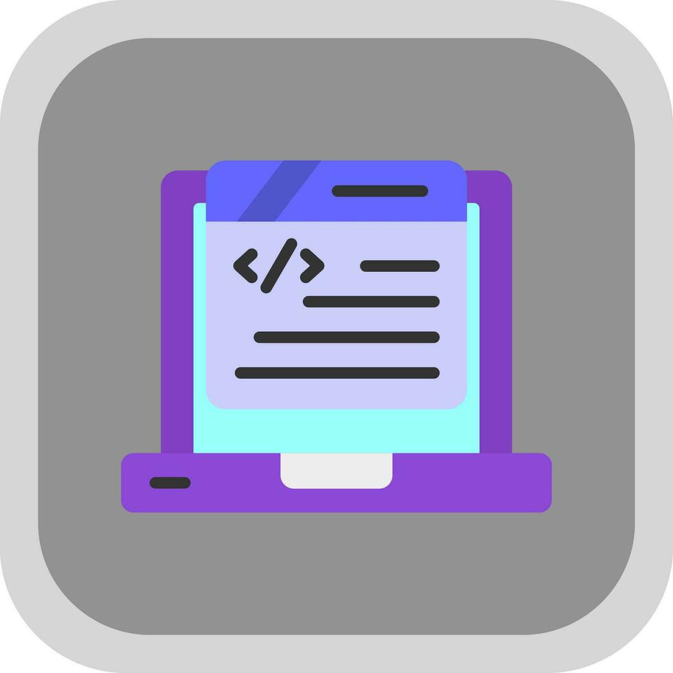 Coding Vector Icon Design