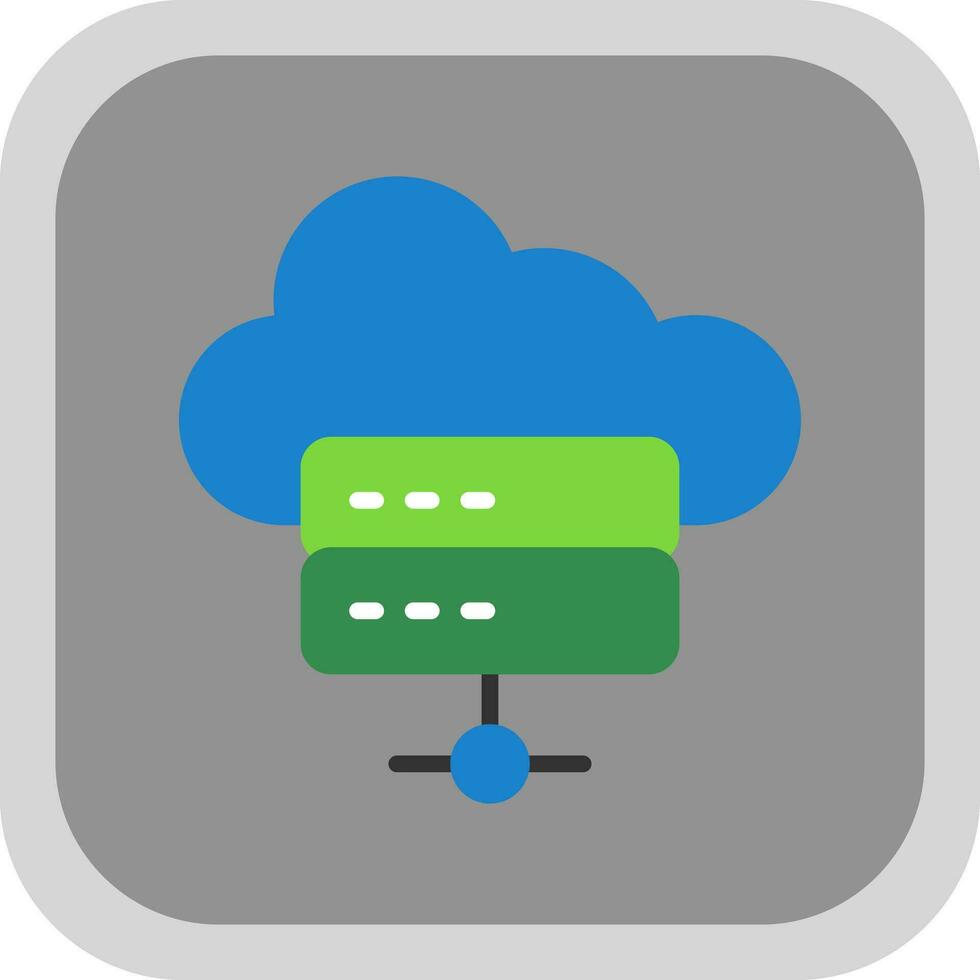 Hosting Vector Icon Design