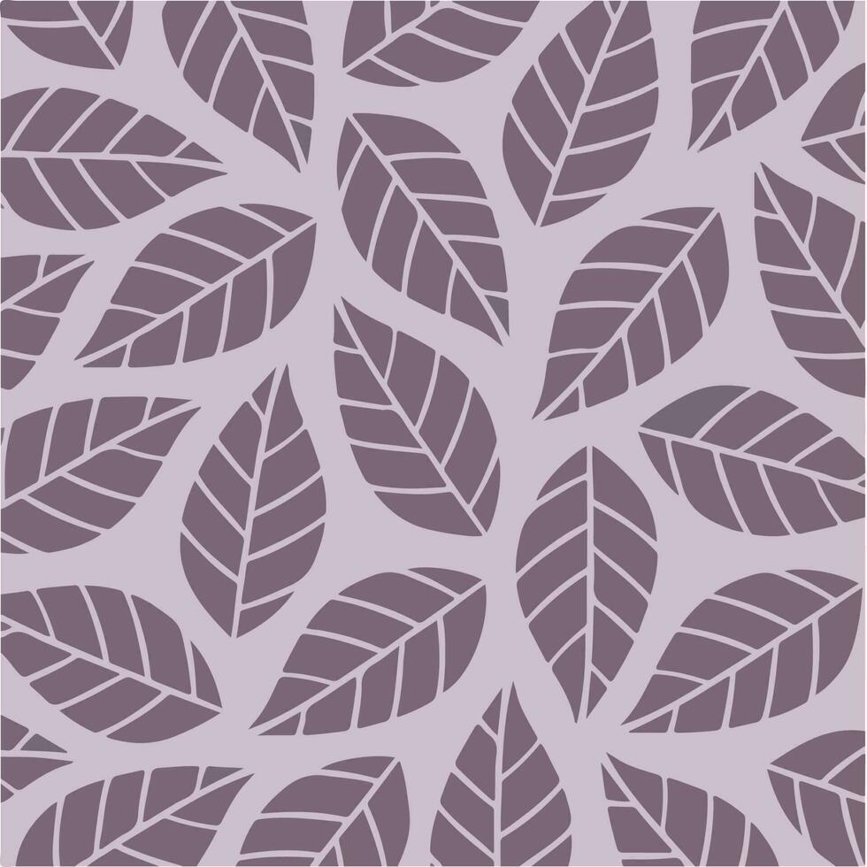 Tropical Leaf Pattern Background. Social Media Post. Botanical Vector Illustration.