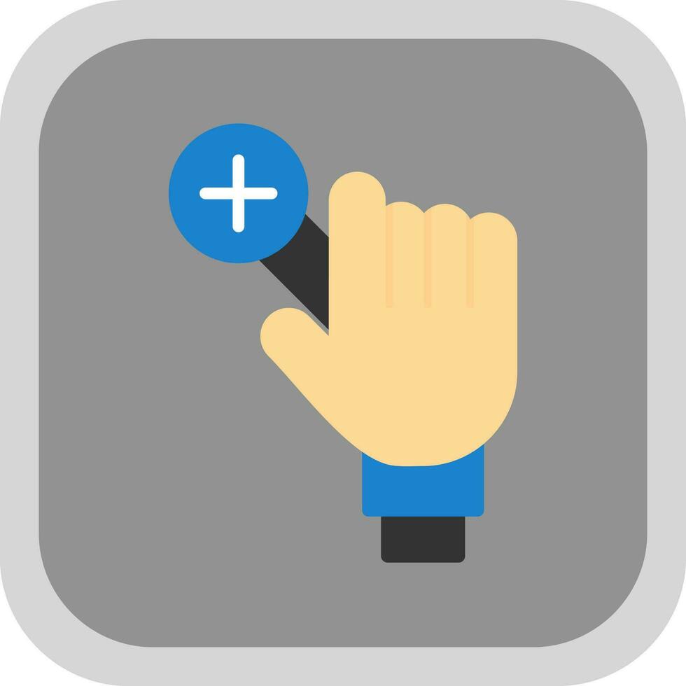 Zoom In Vector Icon Design