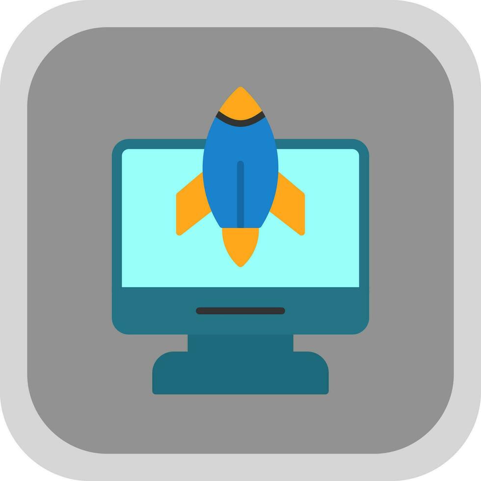 Rocket Vector Icon Design