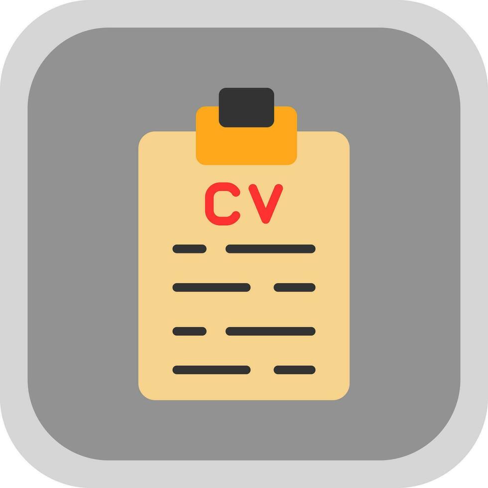 CV Vector Icon Design