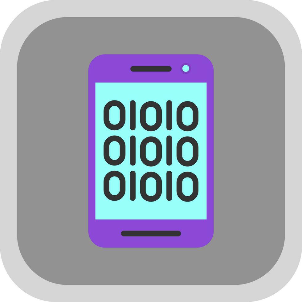 Binary Code Vector Icon Design
