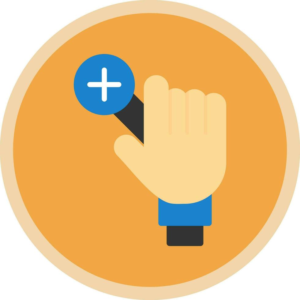 Zoom In Vector Icon Design