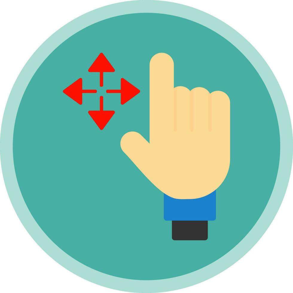 Drag Vector Icon Design