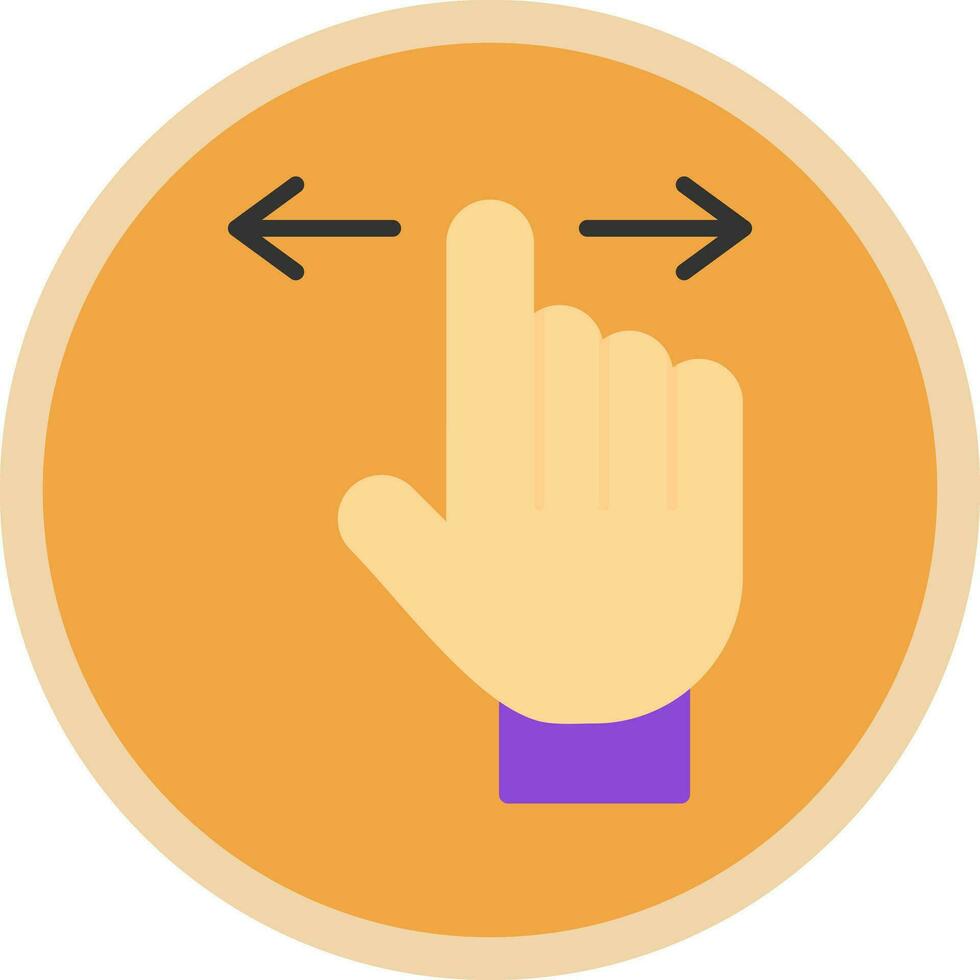Swipe Vector Icon Design
