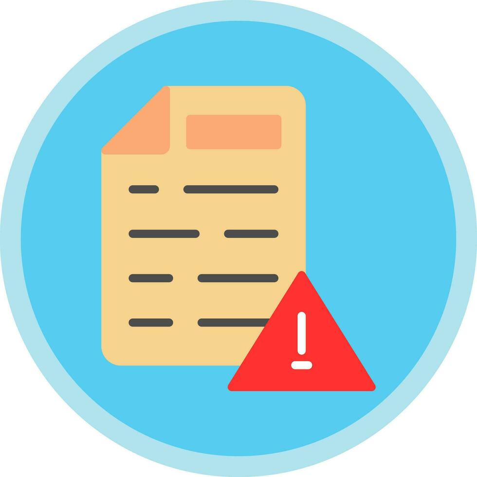 Warning Vector Icon Design