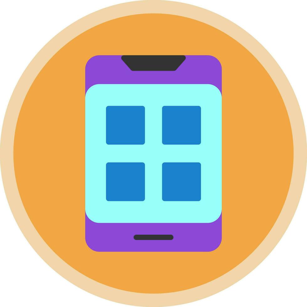 Mobile App Vector Icon Design