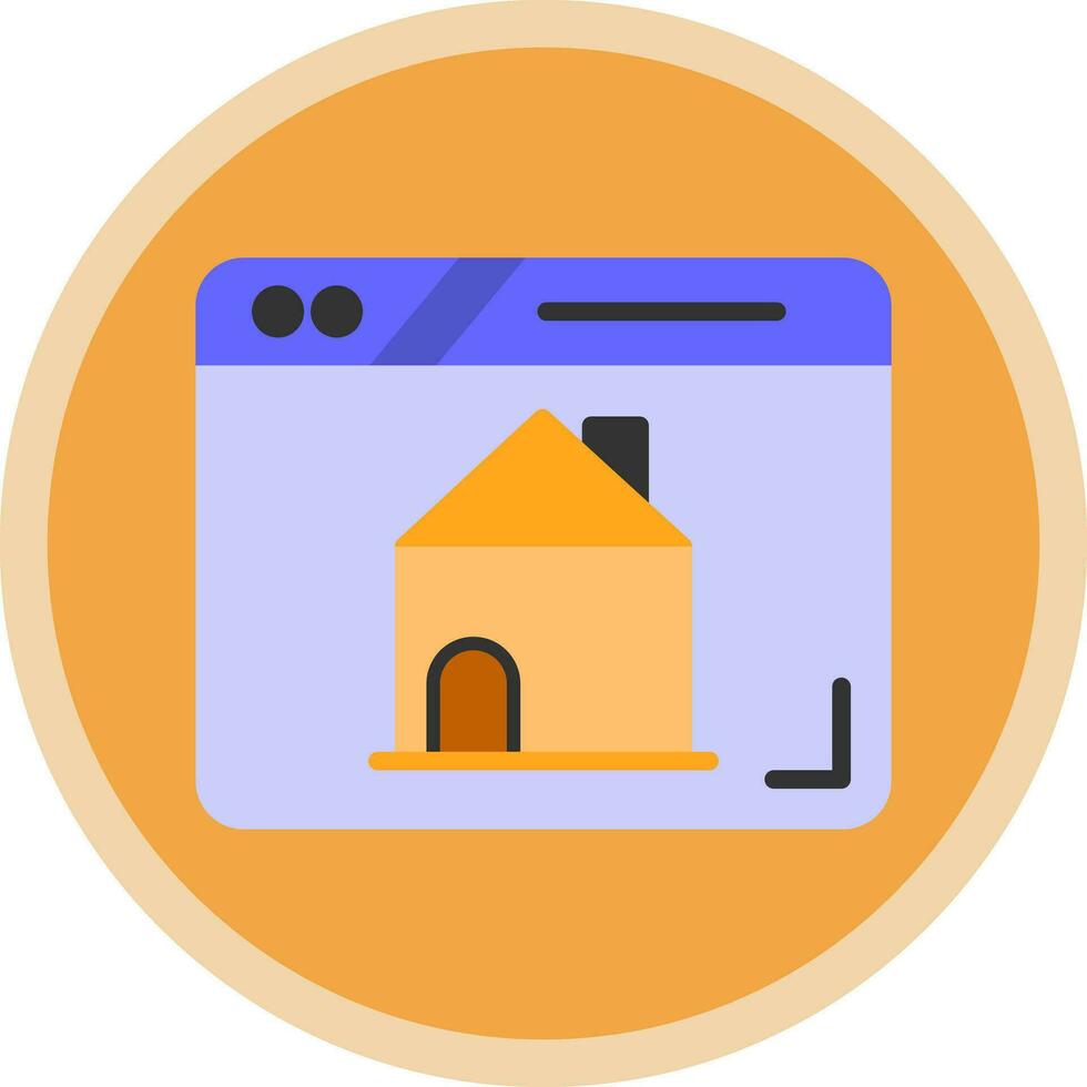 Home Page Vector Icon Design