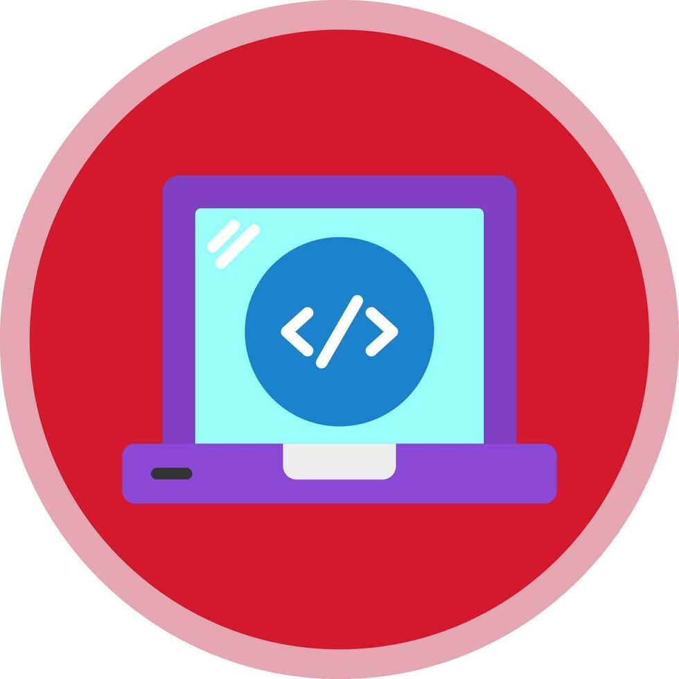 Web Coding Vector Icon Design