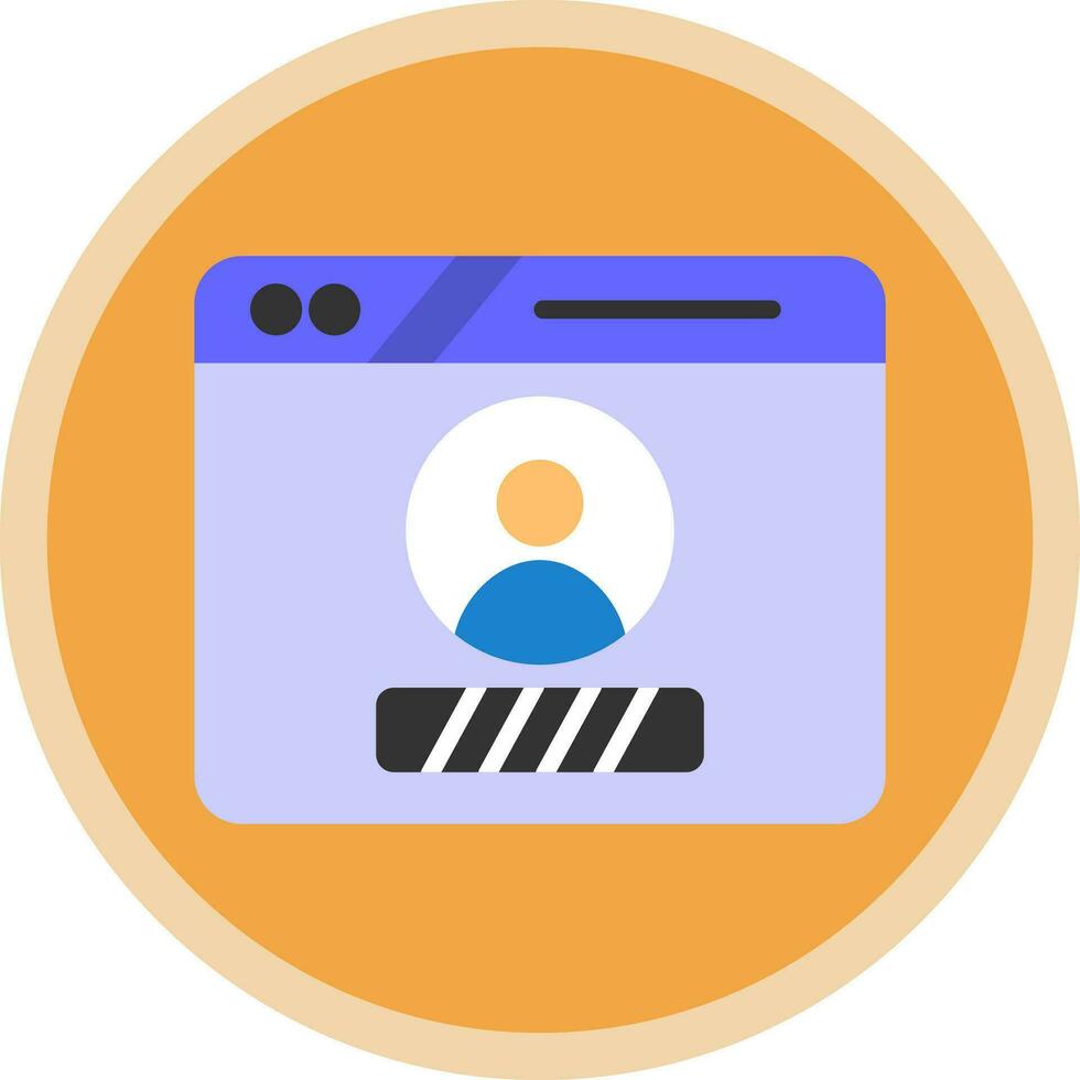 Login Vector Icon Design