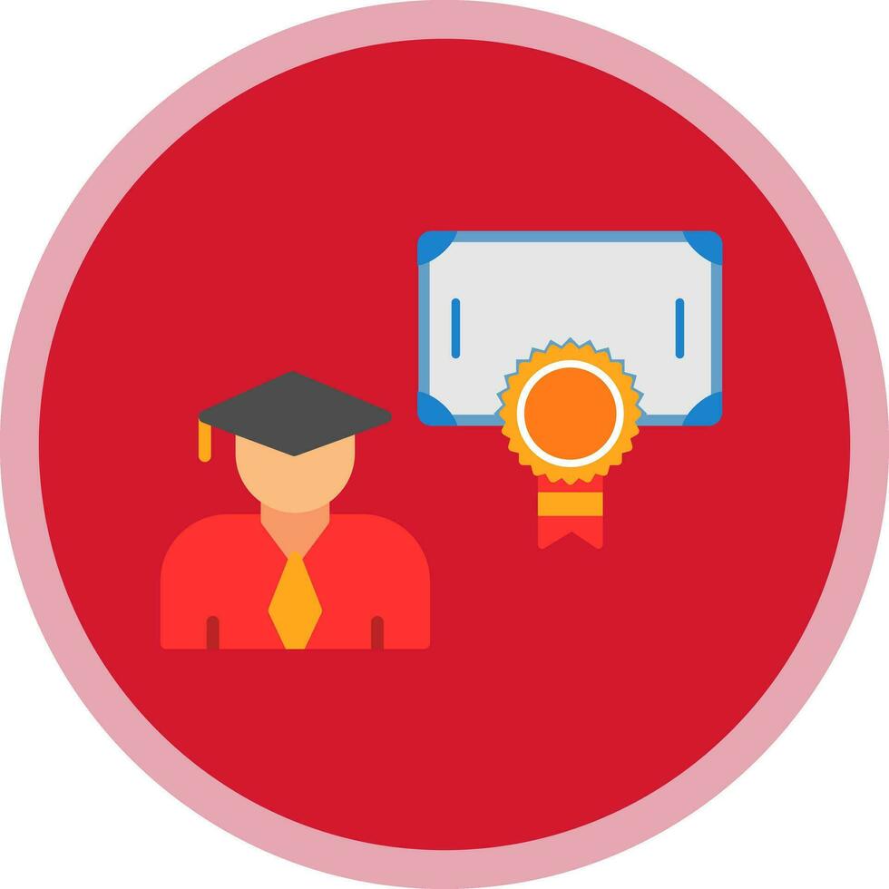 Postgraduate Vector Icon Design