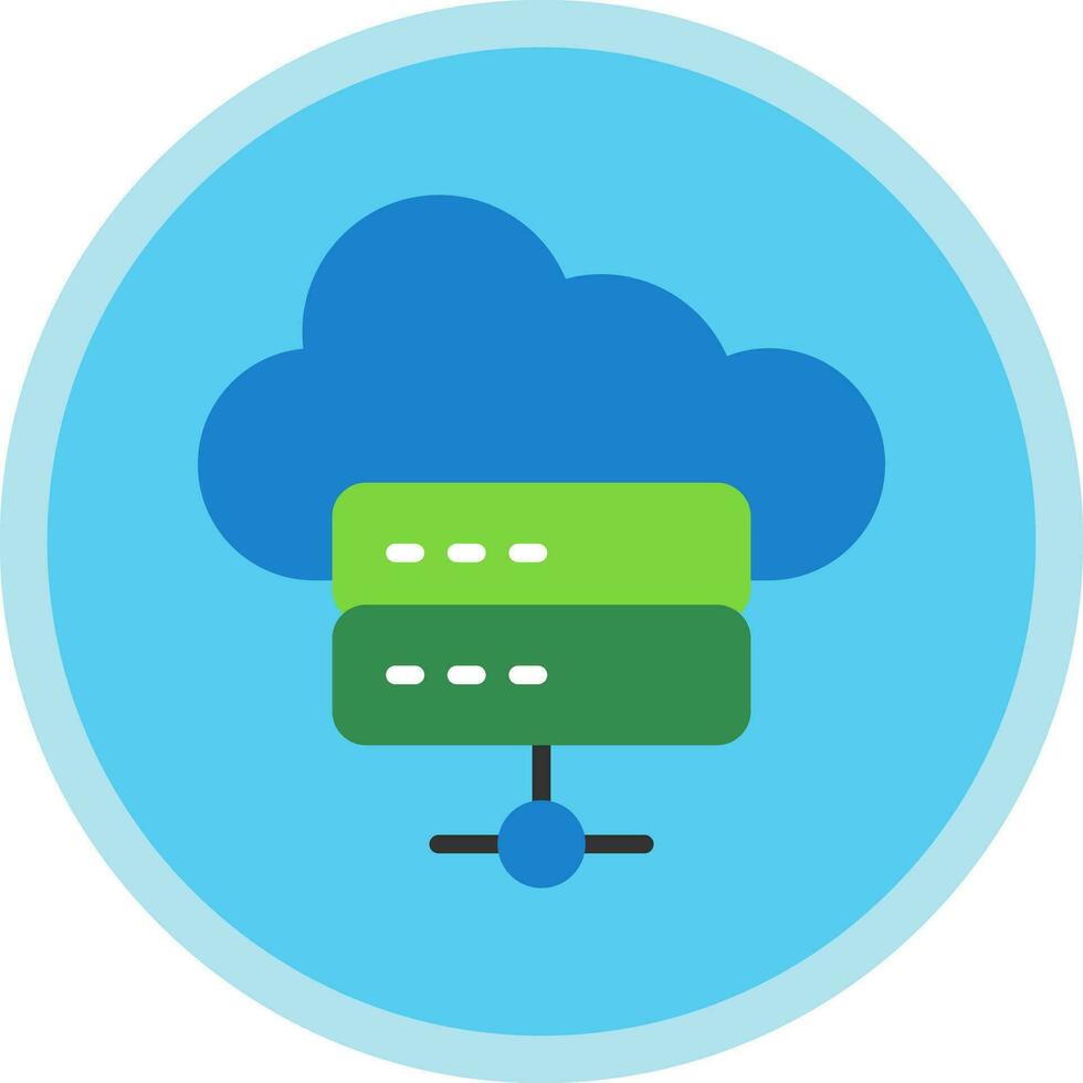 Hosting Vector Icon Design