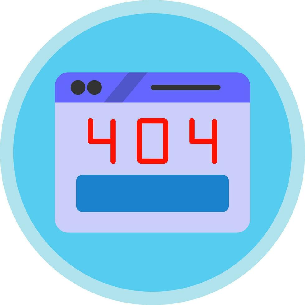 404 Error Vector Icon Design